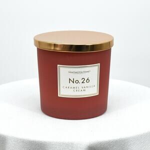 NWT Huntington Home No.26 Caramel Vanilla Cream 2 Wick Candle